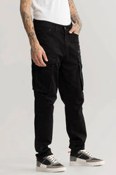 Outlander Black Cargo Pant